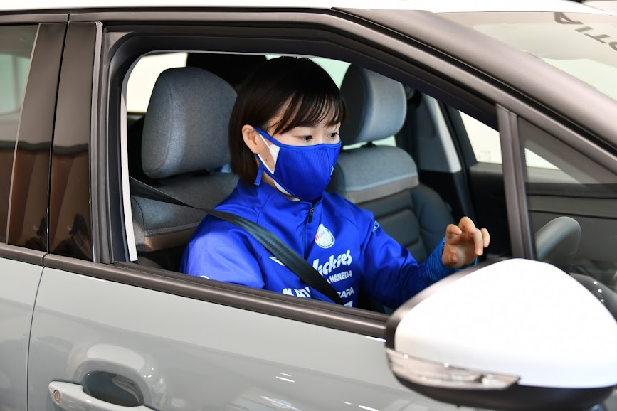 女子バスケットボール・本橋菜子選手へご納車🏀