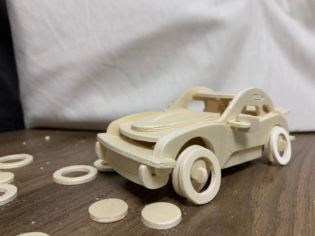 木製立体パズル🚗